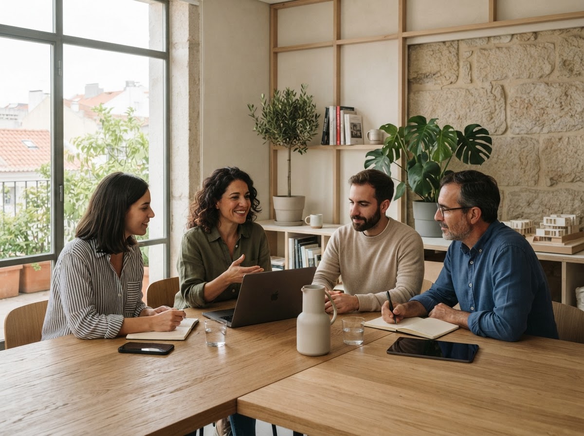 Equipa OraclmeshTRX a analisar dados de decisão